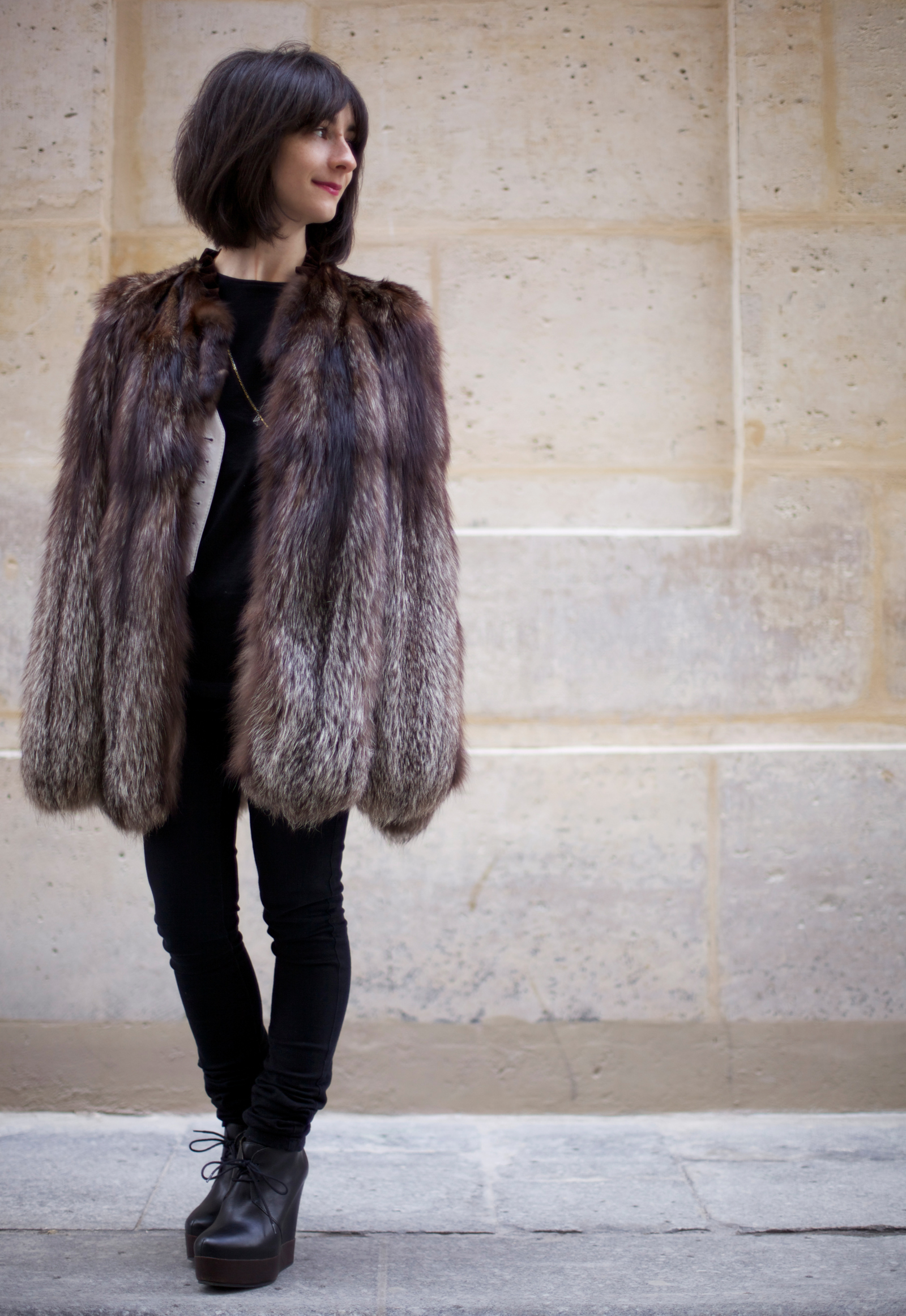 Fur Cape from Amsterdam Flea Market Fur Cape from Amsterdam Flea Market