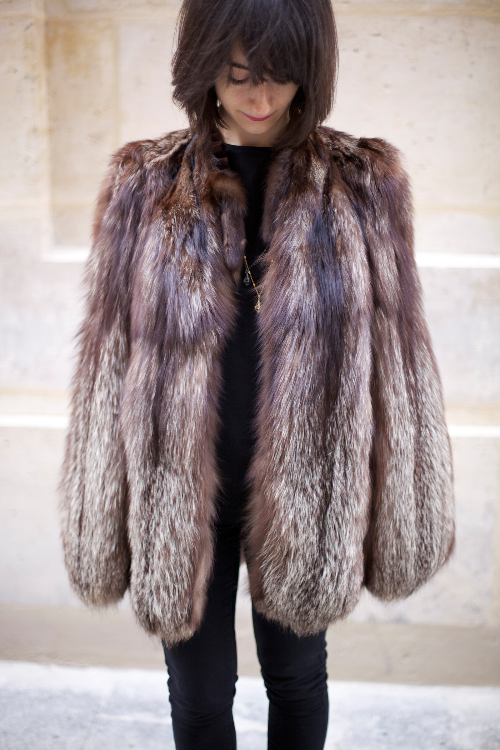 Fur Cape from Amsterdam Flea Market Fur Cape from Amsterdam Flea Market