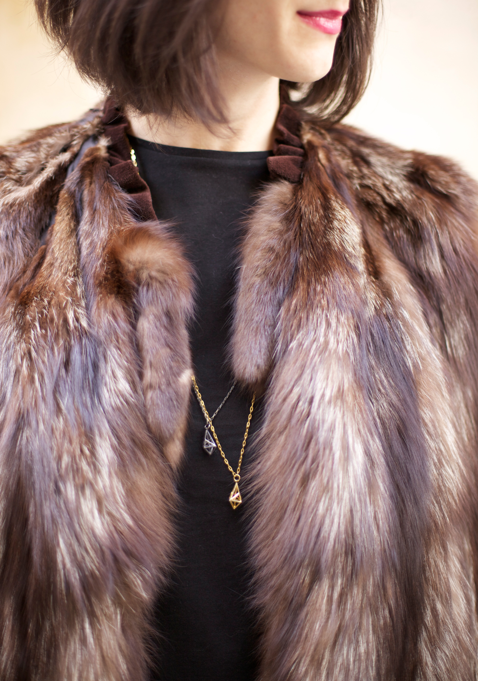 Fur Cape from Amsterdam Flea Market Fur Cape from Amsterdam Flea Market