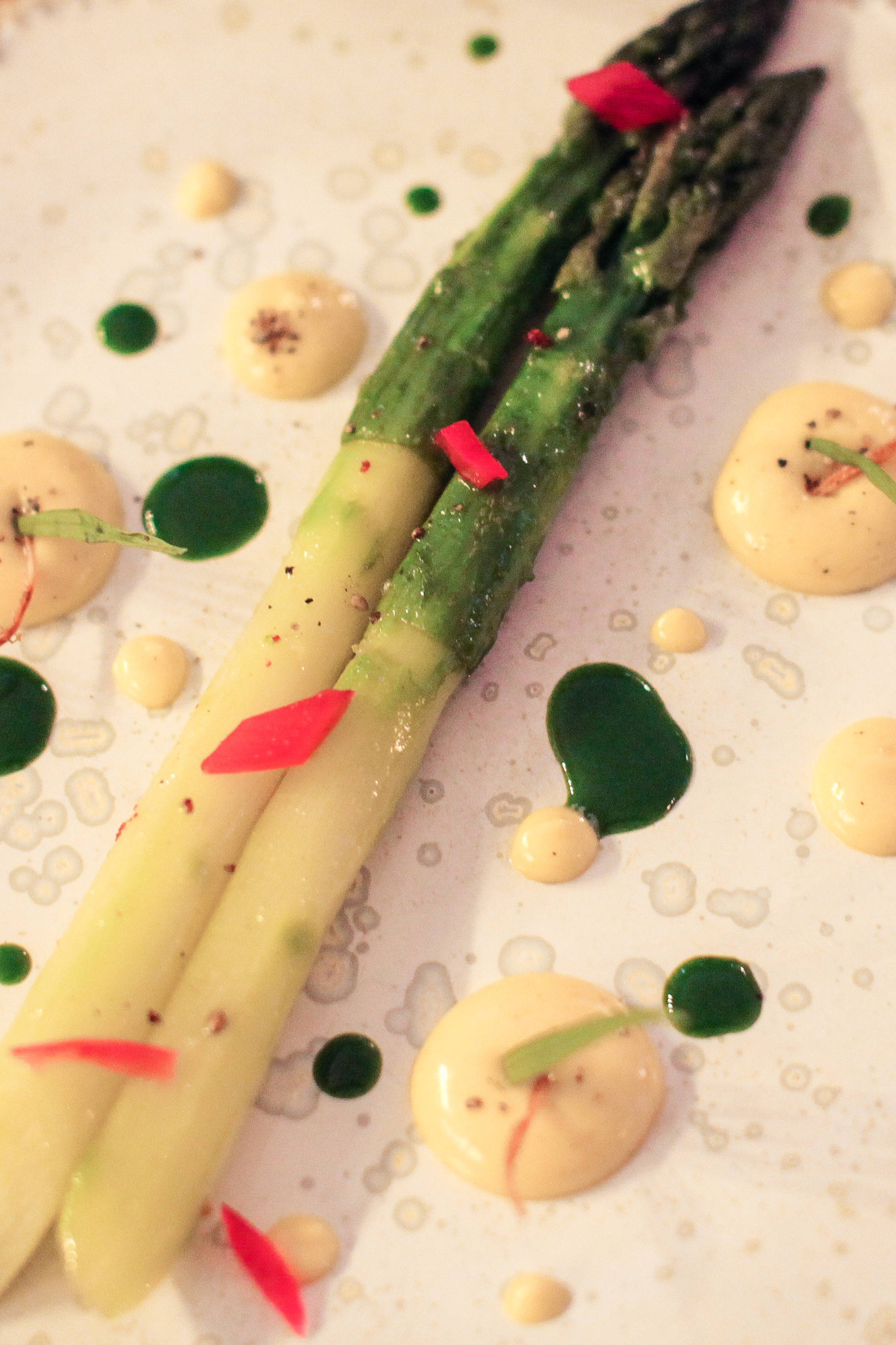 Asperges vertes des Landes at A. Noste