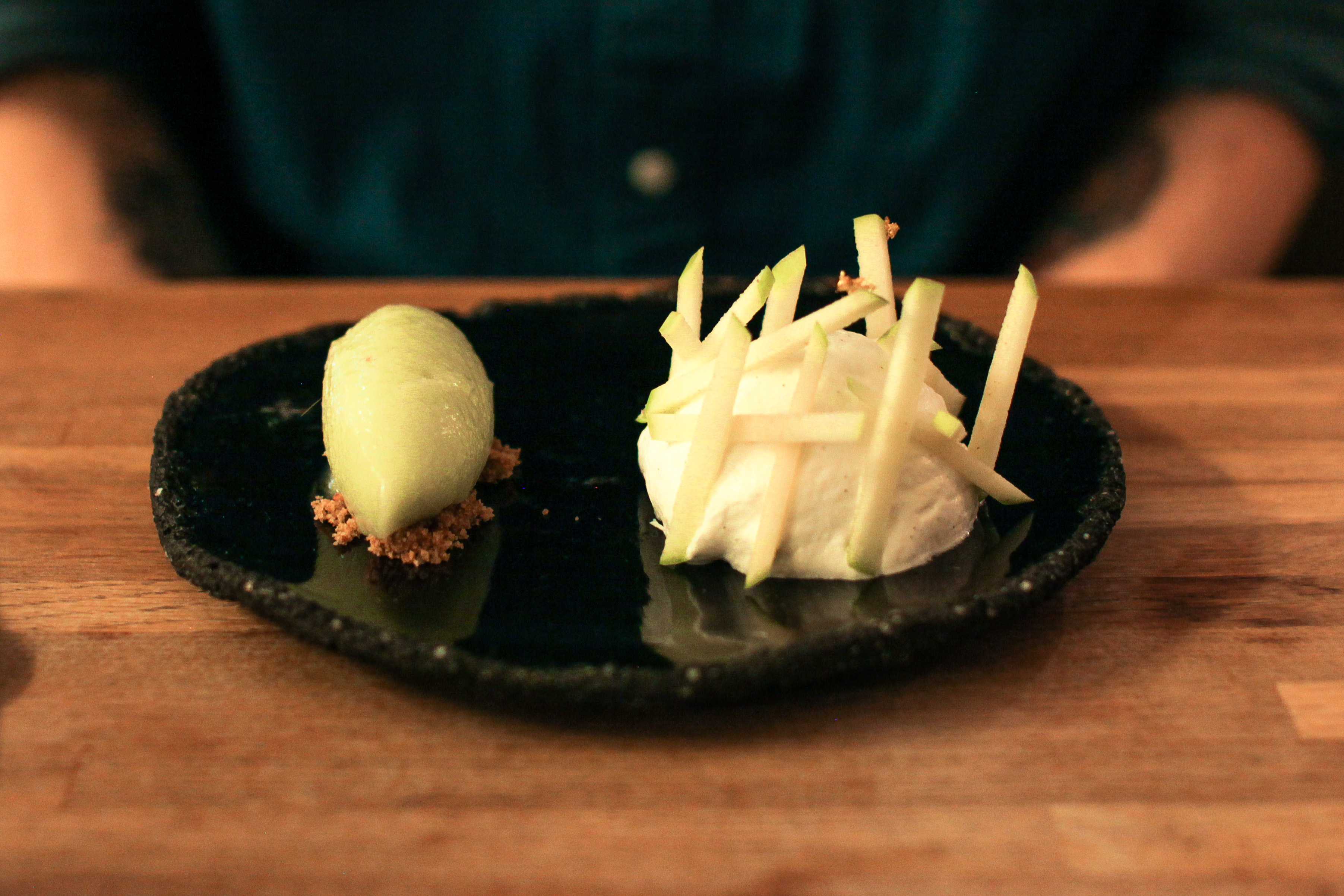 Granny Smith sorbet at A. Noste