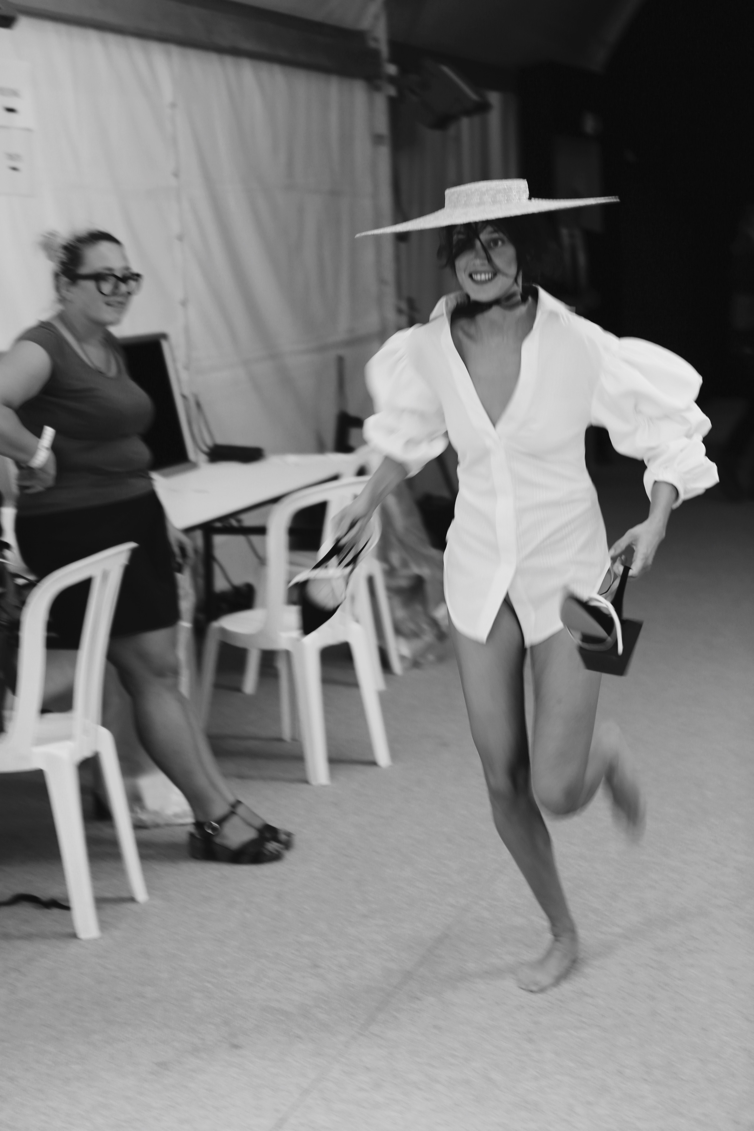 Photograph by Savannah Nolan Backstage at Jacquemus Photograph by Savannah Nolan Backstage at Jacquemus