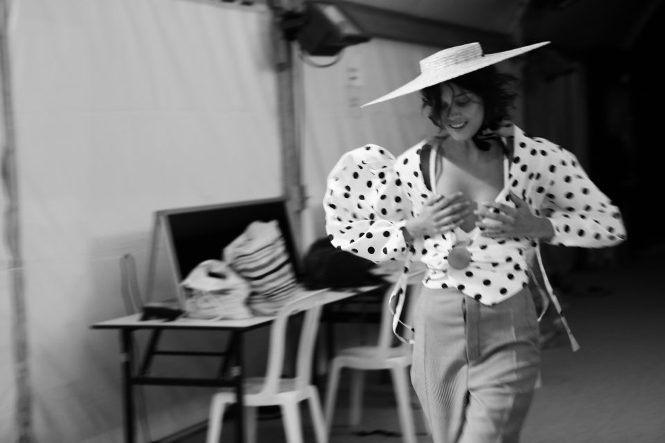 Photograph by Savannah Nolan Backstage at Jacquemus Photograph by Savannah Nolan Backstage at Jacquemus