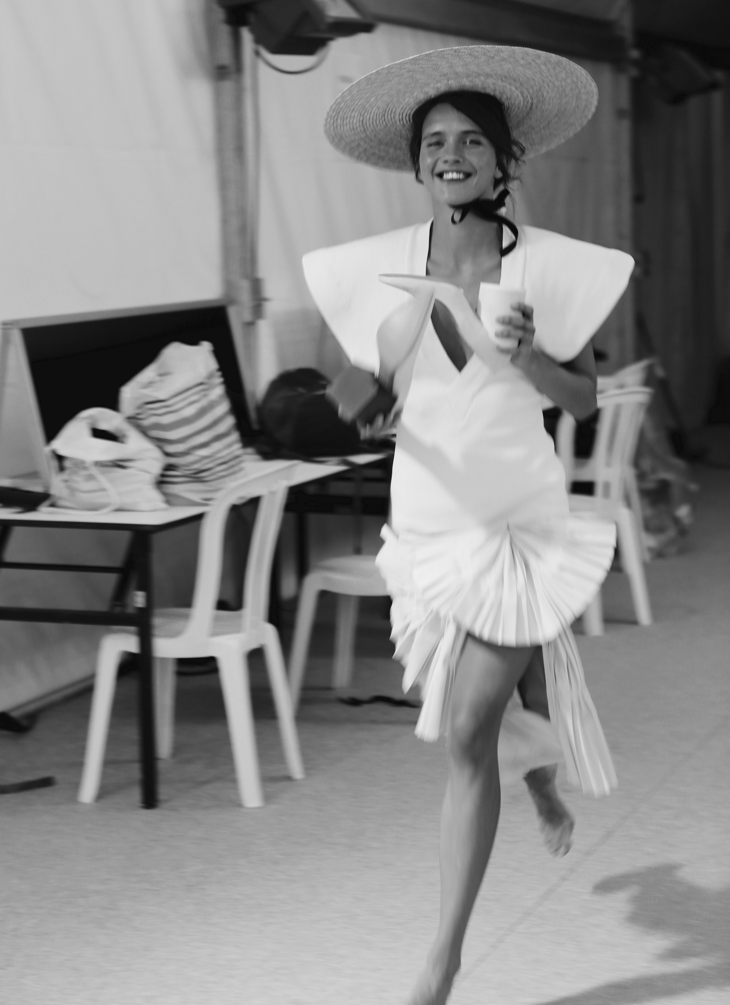 Photograph by Savannah Nolan Backstage at Jacquemus Photograph by Savannah Nolan Backstage at Jacquemus