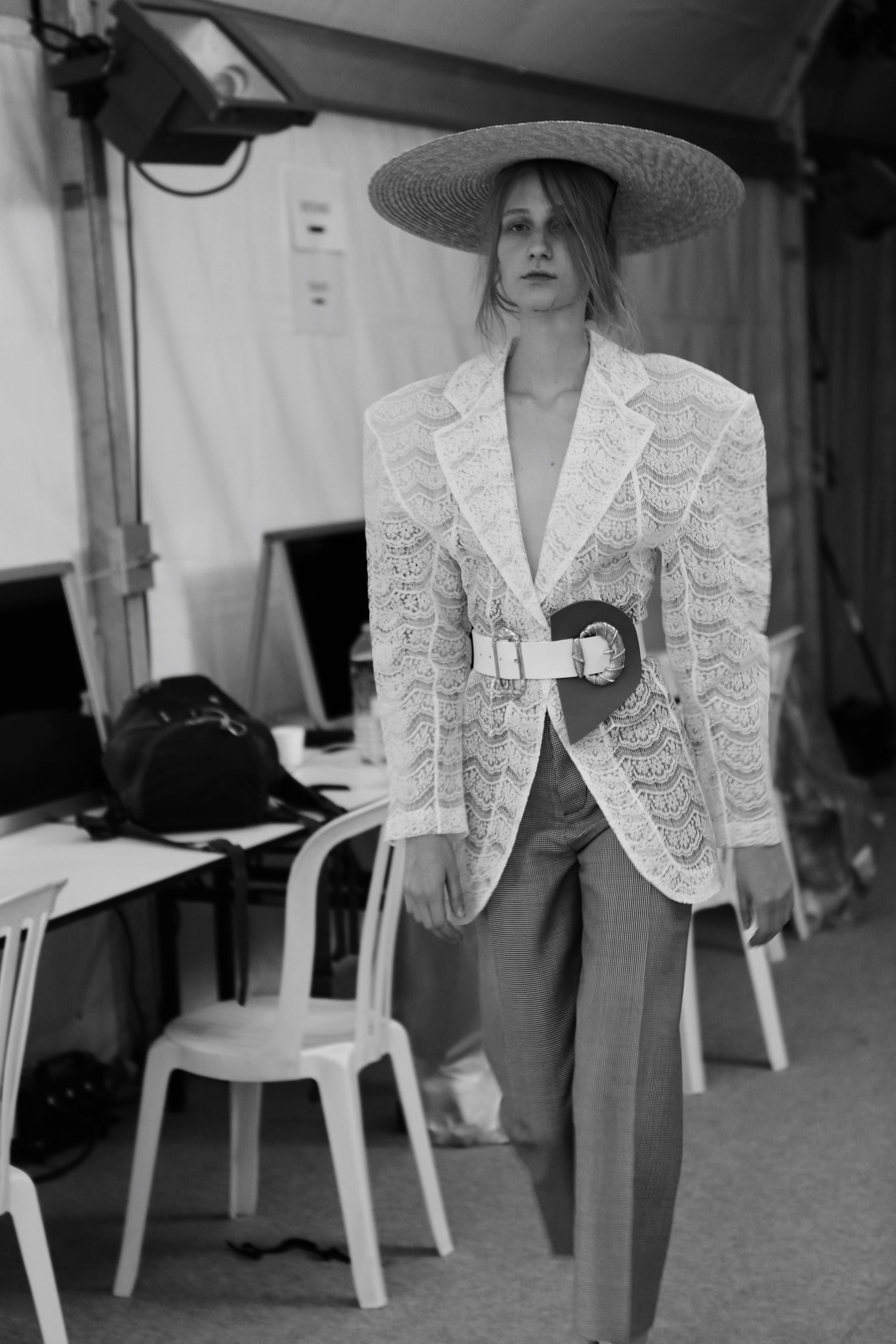 Photograph by Savannah Nolan Backstage at Jacquemus Photograph by Savannah Nolan Backstage at Jacquemus