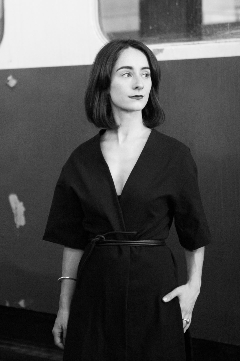 Riachi Studios Black Coat | Photograph by Catherine O'Hara Riachi Studios Black Coat | Photograph by Catherine O'Hara