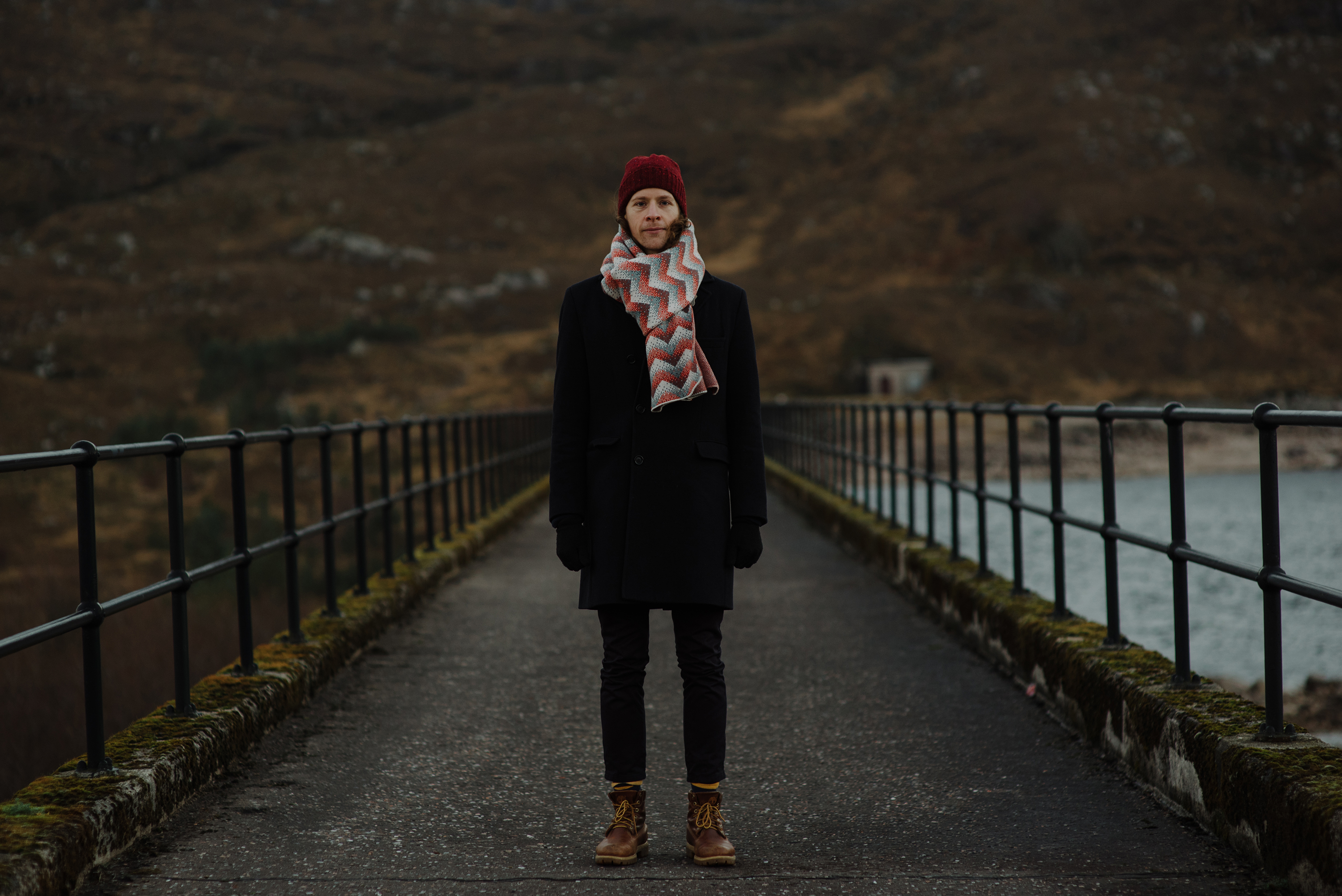 Donegal Wool Beanie by Oubas Knitwear and Elska Shawl by Hilary Grant / Photograph by Steven Gallagher